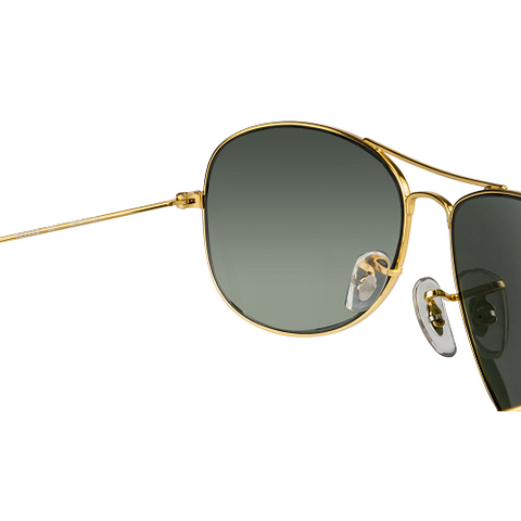 BRANDED Gold Full Rim Aviator left side