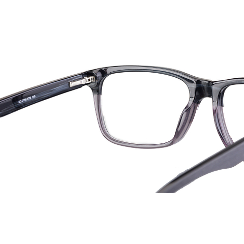 BRANDED Light Gray Full Rim Rectangle right side