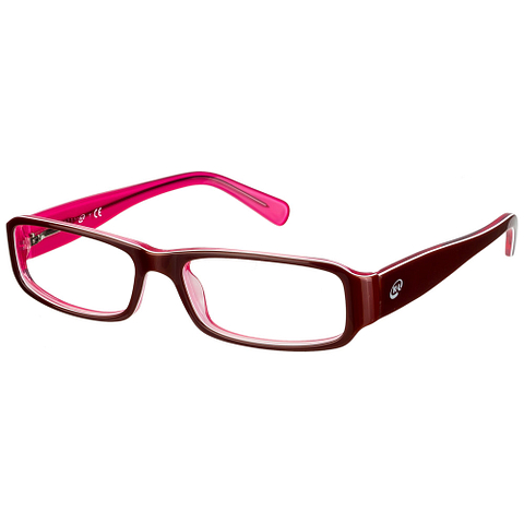 BRANDED Light Brown Full Rim Rectangle left side