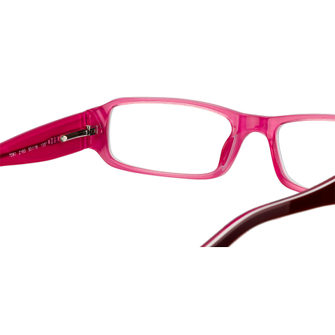 BRANDED Light Brown Full Rim Rectangle left side