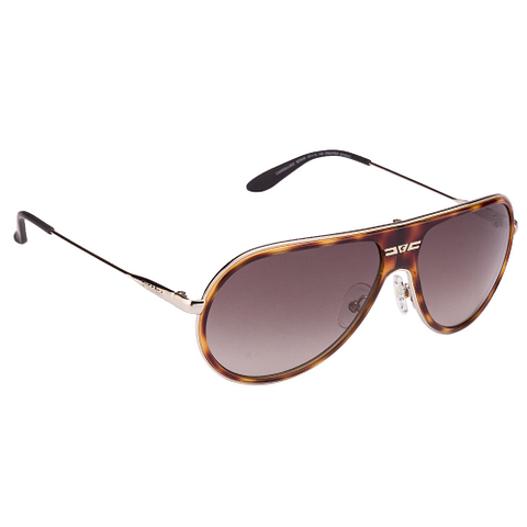 BRANDED Silver Full Rim Aviator left side