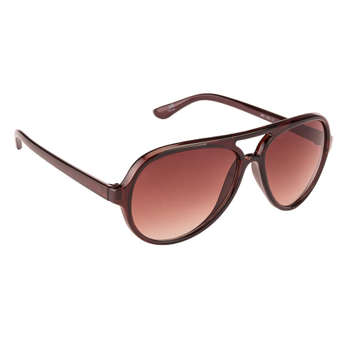 BRANDED Red Full Rim Aviator left side