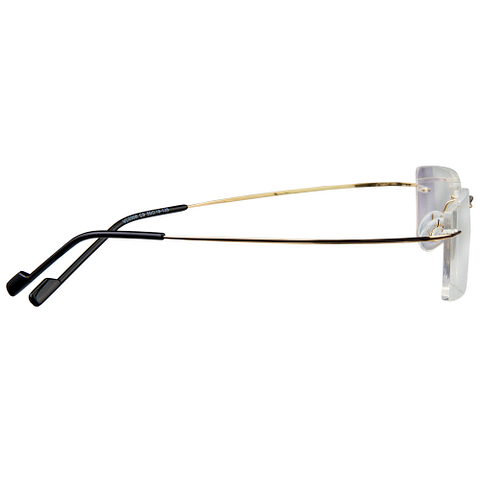 Vincent Chase Online Gold Rimless Rectangle right side