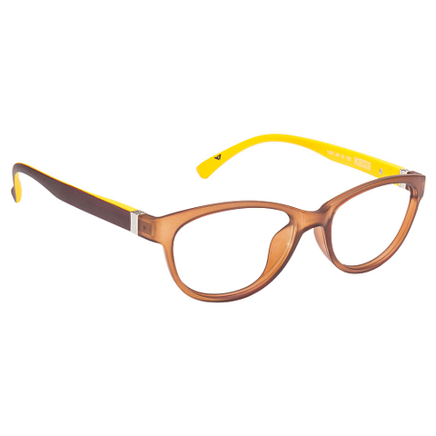 Lenskart Air Online Brown Transparent Full Rim Cat Eye right side