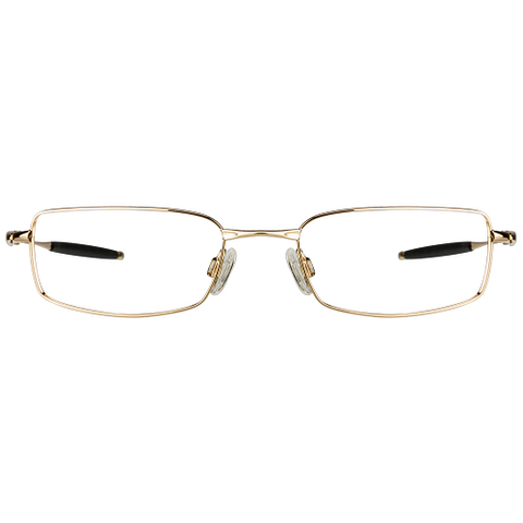 Oakley Gold Full Rim Rectangle left side Oakley Gold Full Rim Rectangle left side