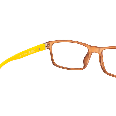 Lenskart Air Online Brown Transparent Full Rim Rectangle right side