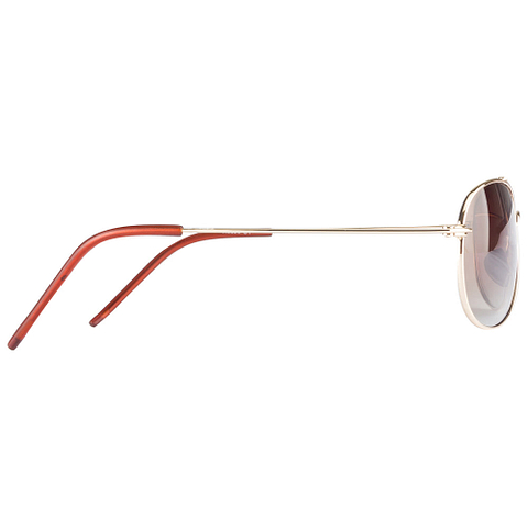 BRANDED Gold Full Rim Aviator right side
