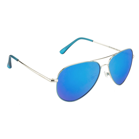 Polaroid Silver Full Rim Aviator right side