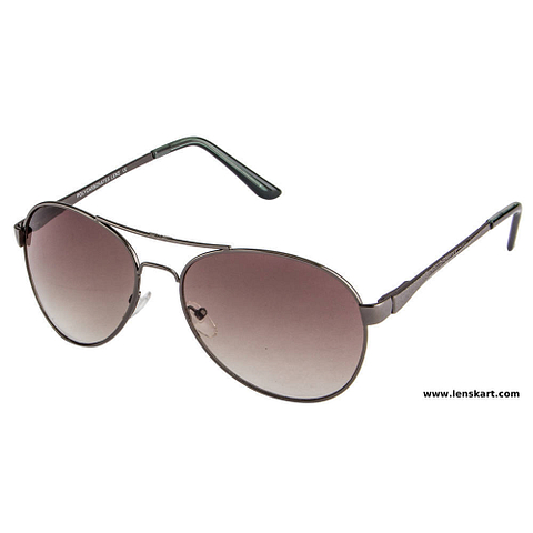 Buy Sentral S-2014 Gunmetal Green Gradient Aviator Shape Style