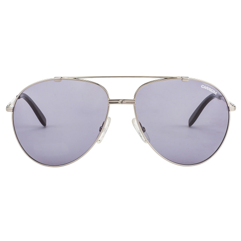 BRANDED Silver Full Rim Aviator left side