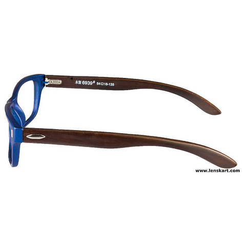 Vincent Chase Online Sky Blue Full Rim Square left side Vincent Chase Online Sky Blue Full Rim Square left side
