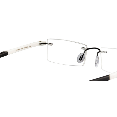 Lenskart Air Online Black Rimless Rectangle left side