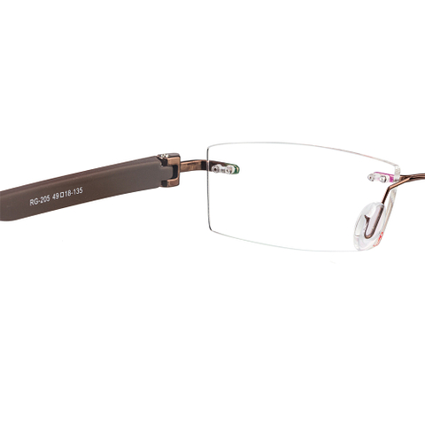 Lenskart Air Online  Rimless Rectangle left side