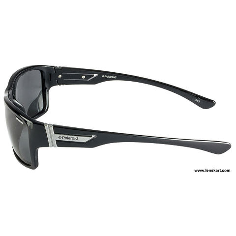 Polaroid Black Full Rim Round right side