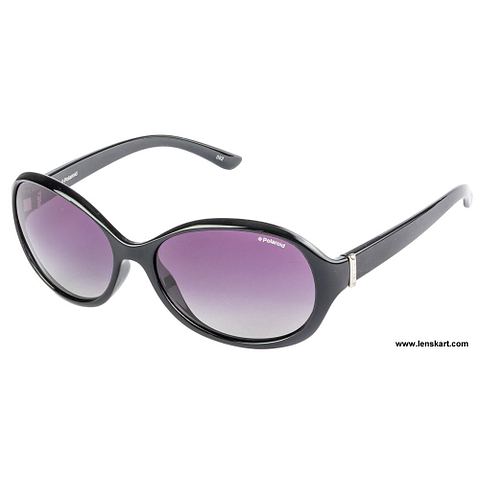 Polaroid Black Full Rim Round left side