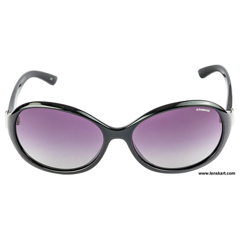 Polaroid Black Full Rim Round left side