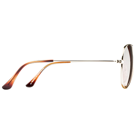 BRANDED Gold Full Rim Aviator left side BRANDED Gold Full Rim Aviator left side