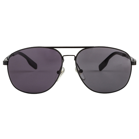 BRANDED Black Full Rim Aviator right side