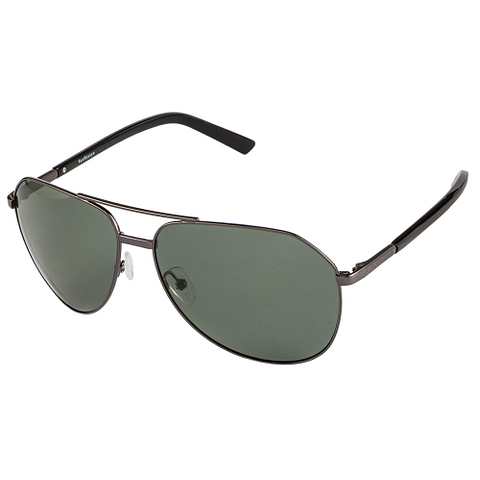 BRANDED Mid Gunmetal Full Rim Aviator right side
