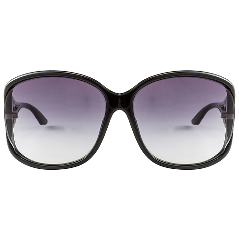 BRANDED Black Full Rim Round right side