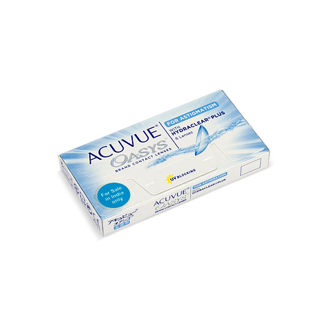 Acuvue Oasys Johnson & Johnson عدسات أكيوفيو أوسيس للاستجماتيزم - عبوة 6 عدسات left side