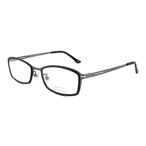 OWNDAYS | AIR Mid Gunmetal Full Rim Rectangle right side