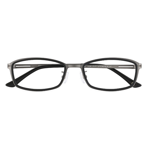 OWNDAYS | AIR Mid Gunmetal Full Rim Rectangle right side