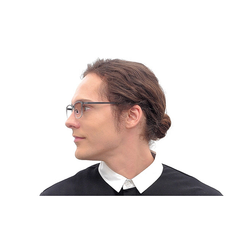 OWNDAYS | AIR Matte Black Full Rim Rectangle right side