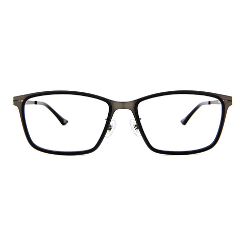 OWNDAYS | AIR Matte Gun Full Rim Rectangle left side