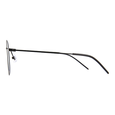 OWNDAYS | AIR MATTE BLACK Full Rim Round left side