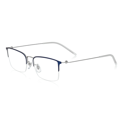 OWNDAYS | AIR Navy Blue Half Rim Rectangle right side