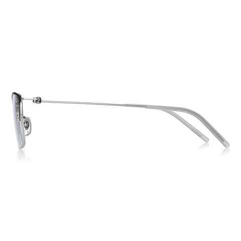 OWNDAYS | AIR Navy Blue Half Rim Rectangle left side
