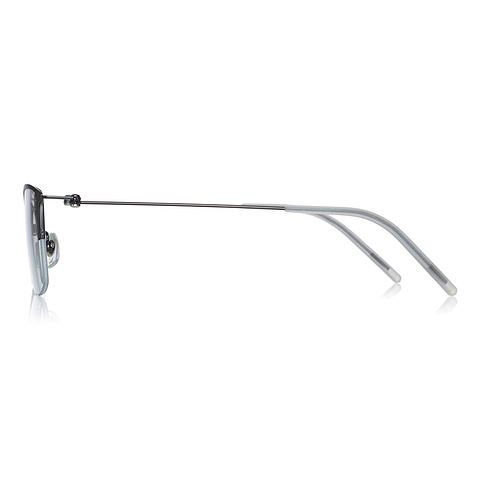 OWNDAYS | AIR Light Gray Half Rim Rectangle left side