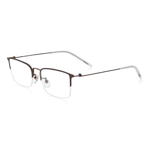 OWNDAYS | AIR Dark Brown Half Rim Rectangle right side