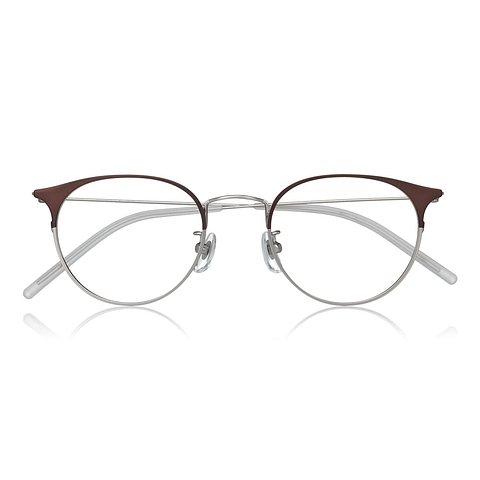 OWNDAYS | AIR Light Brown Full Rim Boston right side