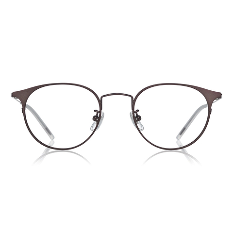 OWNDAYS | AIR Light Brown Full Rim Boston left side