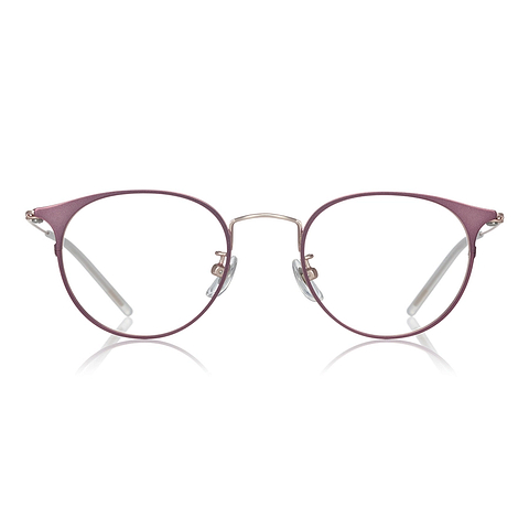 OWNDAYS | AIR Pink Full Rim Boston left side