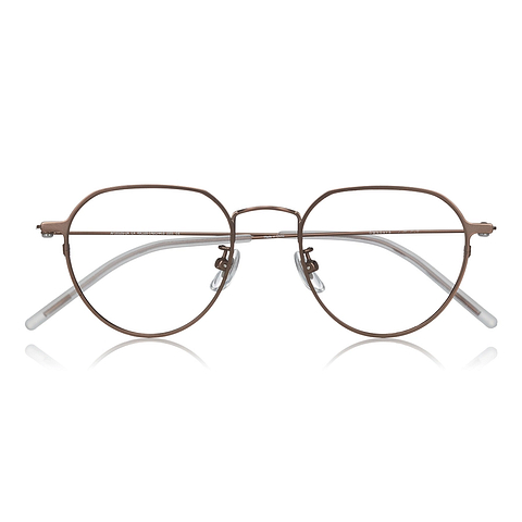 OWNDAYS | AIR Light Brown Full Rim Boston right side