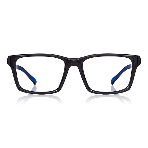 OWNDAYS | AIR Black Full Rim Wellington left side