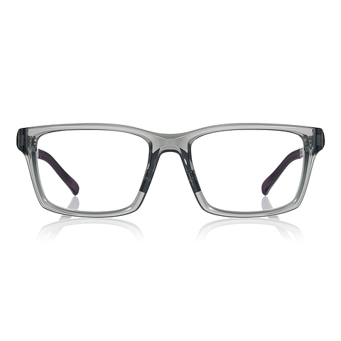 OWNDAYS | AIR Clear Gray Full Rim Wellington left side