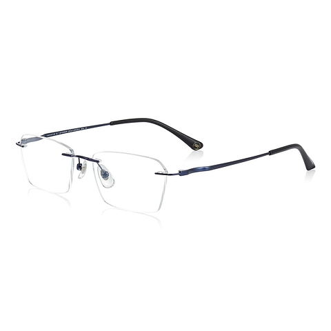 OWNDAYS | AIR Navy Rimless Rectangle right side