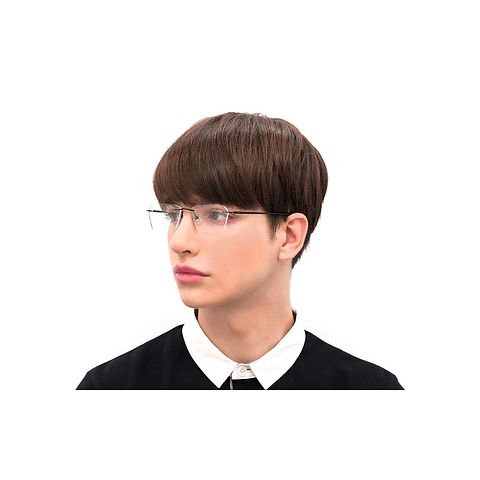 OWNDAYS | AIR Navy Rimless Rectangle right side