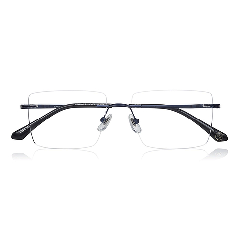OWNDAYS | AIR Navy Rimless Wellington right side
