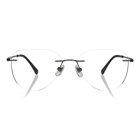 OWNDAYS | AIR Gun Rimless Teardrop left side