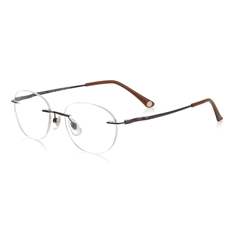 OWNDAYS | AIR Dark Brown Full Rim Oval right side