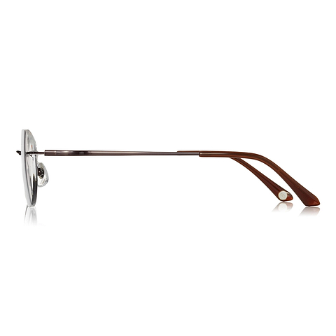 OWNDAYS | AIR Dark Brown Full Rim Oval left side
