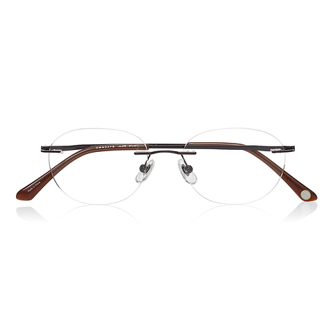 OWNDAYS | AIR Dark Brown Full Rim Oval right side