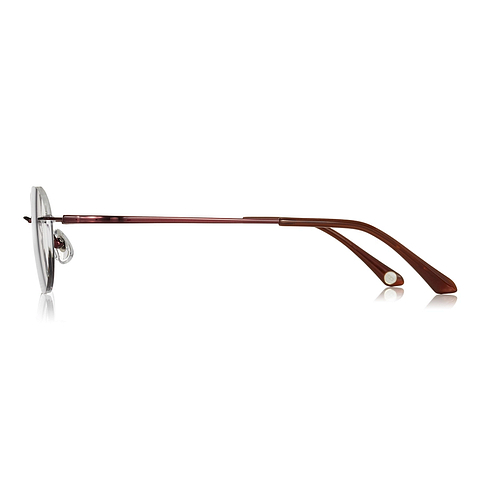 OWNDAYS | AIR Red Full Rim Oval left side