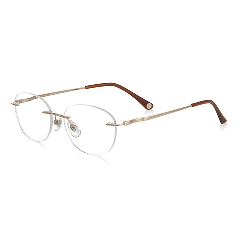 OWNDAYS | AIR Pink Full Rim Oval right side