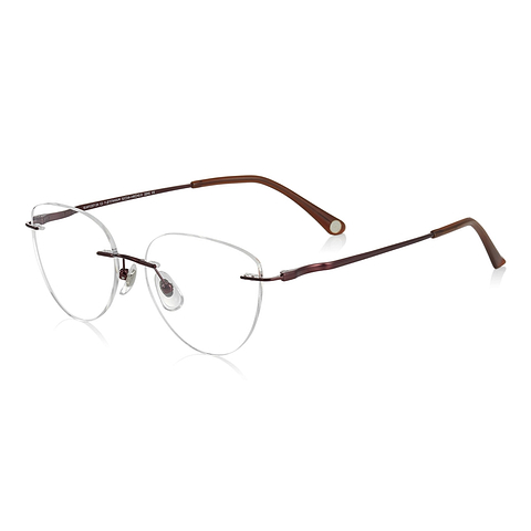 OWNDAYS | AIR Wine Rimless Fox right side